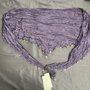 Eileen Fisher Whisper Silk Scarf with embellishment